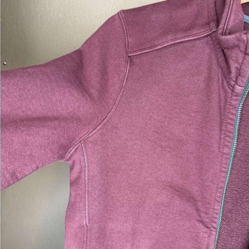 American Giant Burgundy Full Zip Heavyweight Sweatshirt Size XS Outerwear Comfy - Picture 7 of 16